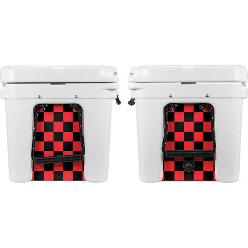 Sneakerhead Red Checkered YETI Tundra 45 Hard Cooler Skin