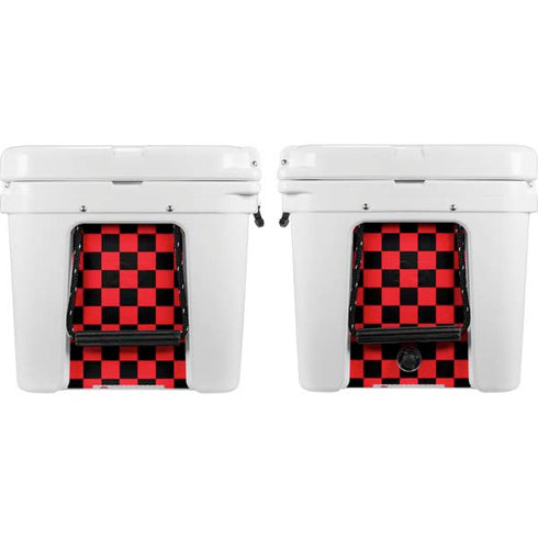 Sneakerhead Red Checkered YETI Tundra 65 Hard Cooler Skin