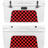 Sneakerhead Red Checkered YETI Tundra 75 Hard Cooler Skin