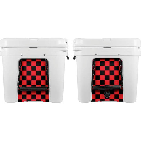 Sneakerhead Red Checkered YETI Tundra 75 Hard Cooler Skin