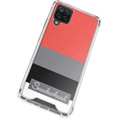 Sneakerhead Stripes Galaxy A12 Clear Case