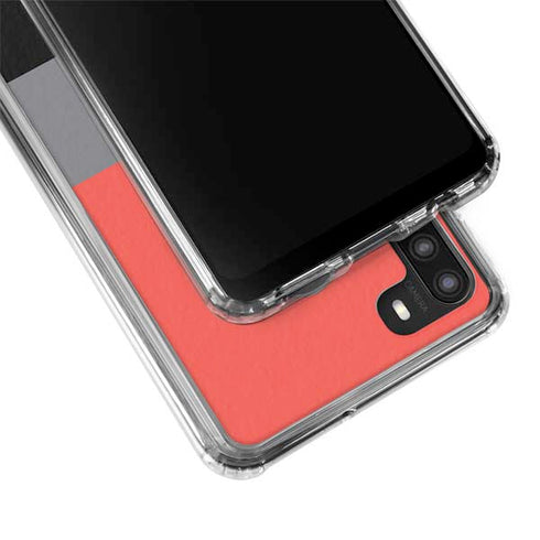 Sneakerhead Stripes Galaxy A21 Clear Case