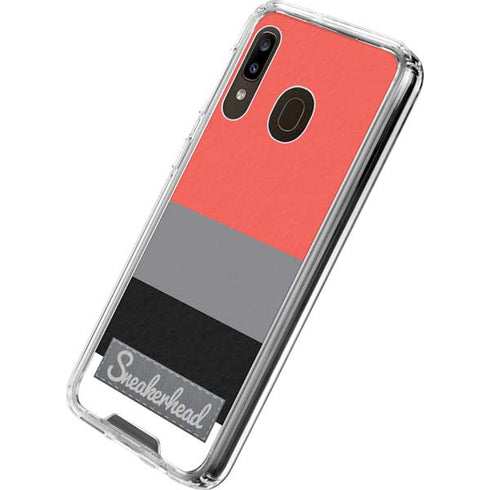 Sneakerhead Stripes Galaxy A30 Clear Case