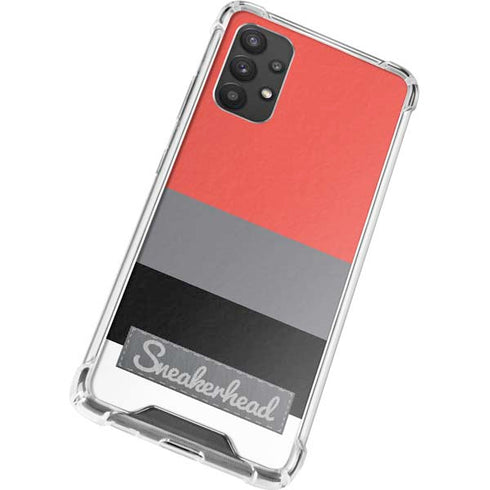 Sneakerhead Stripes Galaxy A32 5G Clear Case