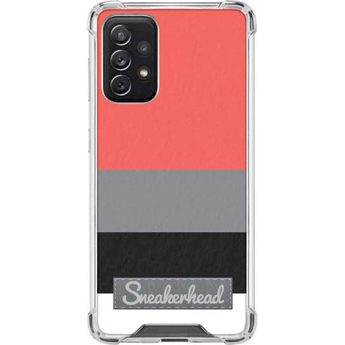 Sneakerhead Stripes Galaxy A72 5G Clear Case