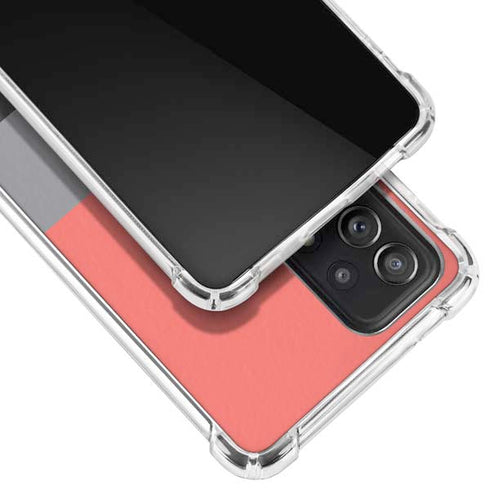 Sneakerhead Stripes Galaxy A72 5G Clear Case