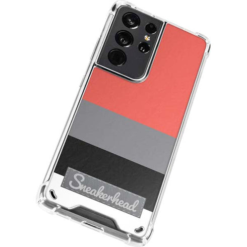 Sneakerhead Stripes Galaxy S21 Ultra 5G Clear Case