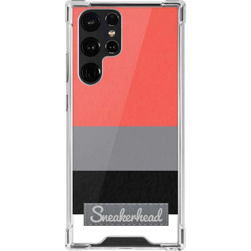 Sneakerhead Stripes Galaxy S22 Ultra Clear Case