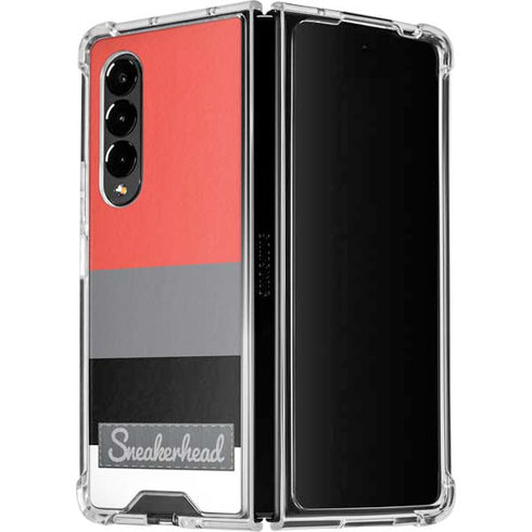 Sneakerhead Stripes Galaxy Z Fold4 5G Clear Case