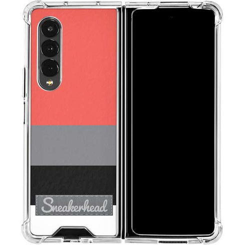 Sneakerhead Stripes Galaxy Z Fold4 5G Clear Case