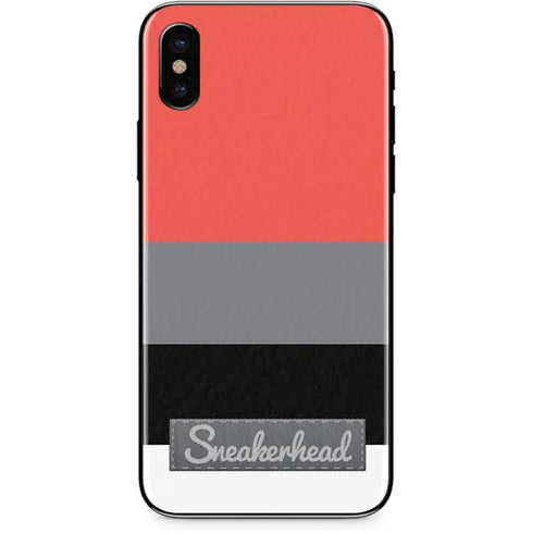 Sneakerhead Stripes iPhone XS Skin