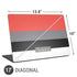 Sneakerhead Stripes Universal Laptop 17in (13.8 x 10in) Skin