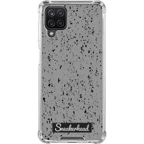 Sneakerhead Texture Galaxy A12 Clear Case
