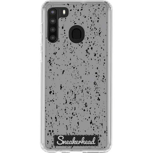 Sneakerhead Texture Galaxy A21 Clear Case