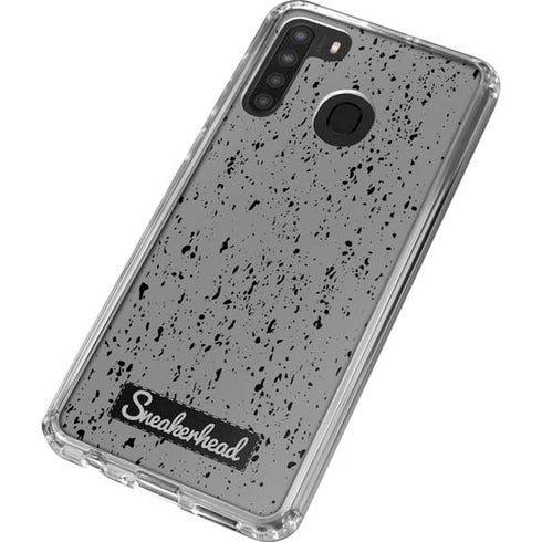 Sneakerhead Texture Galaxy A21 Clear Case
