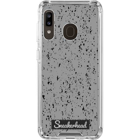 Sneakerhead Texture Galaxy A30 Clear Case