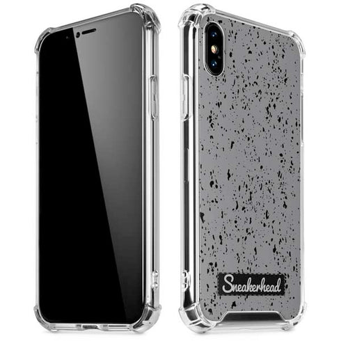 Sneakerhead Texture iPhone XS Max Clear Case