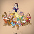 Disney Snow White and the seven dwarfs Galaxy Note 8 Skin