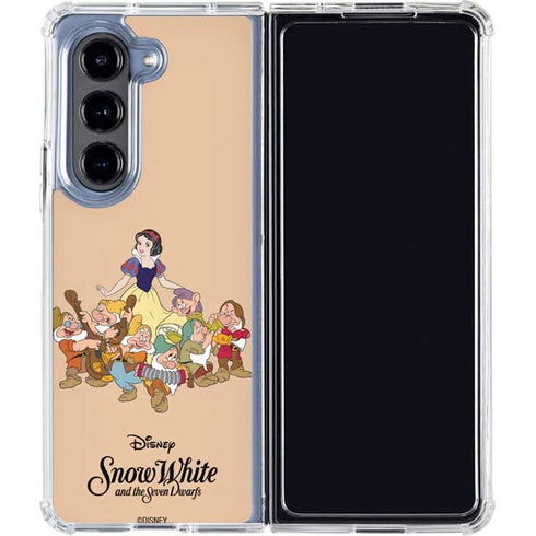 Disney Snow White and the seven dwarfs Galaxy Z Fold5 5G Clear Case