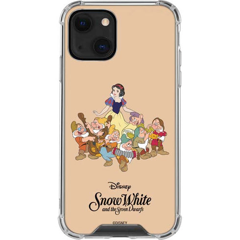 Disney Snow White and the seven dwarfs iPhone 14 Plus Clear Case