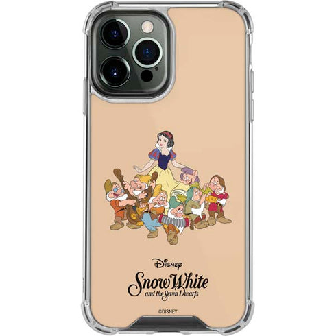 Disney Snow White and the seven dwarfs iPhone 14 Pro Max Clear Case