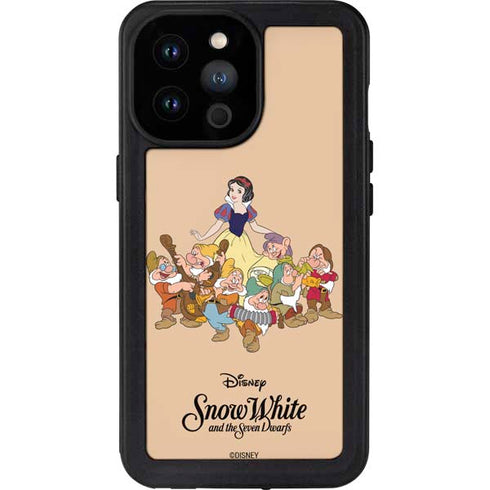 Disney Snow White and the seven dwarfs iPhone 14 Pro Max Waterproof Case