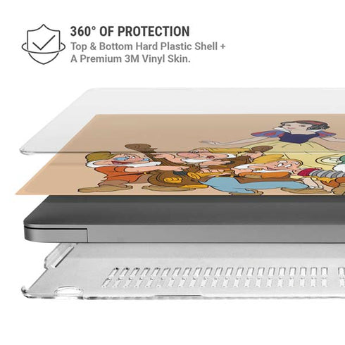 Disney Snow White and the seven dwarfs MacBook Pro 16in (2021-25) Case plus Skin