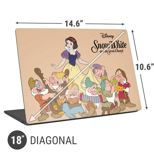 Disney Snow White and the seven dwarfs Universal Laptop 18in (14.6 x 10.6in) Skin