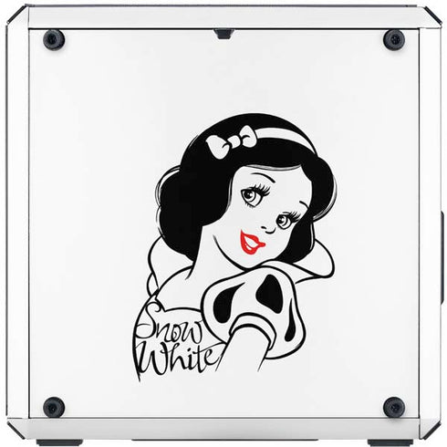 Disney Snow White Black and White Art Cooler Master MasterBox Q300L Mini Tower Skin
