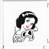 Disney Snow White Black and White Art Corsair 4000D Tempered Glass Mid-Tower ATX Case Skin