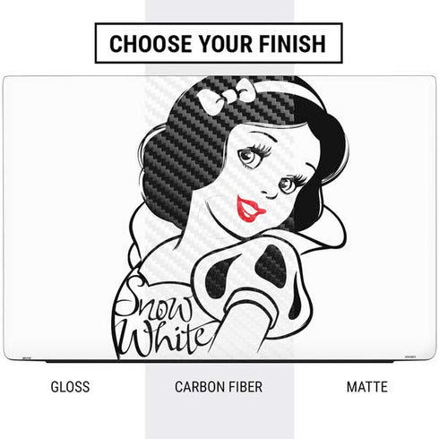 Disney Snow White Black and White Art Dell Vostro Skin