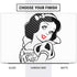 Disney Snow White Black and White Art Dell Vostro Skin