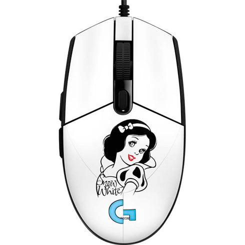 Disney Snow White Black and White Art G203 Prodigy RGB Wired Gaming Mouse Skin
