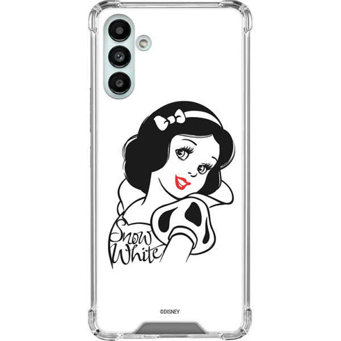 Disney Snow White Black and White Art Galaxy A13 5G Clear Case