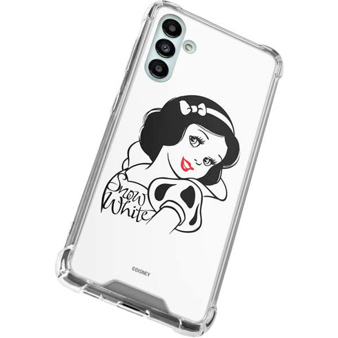 Disney Snow White Black and White Art Galaxy A13 5G Clear Case