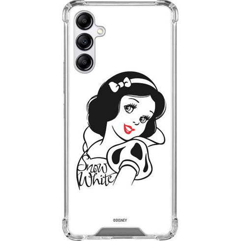 Disney Snow White Black and White Art Galaxy A14 5G Clear Case