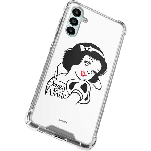 Disney Snow White Black and White Art Galaxy A14 5G Clear Case