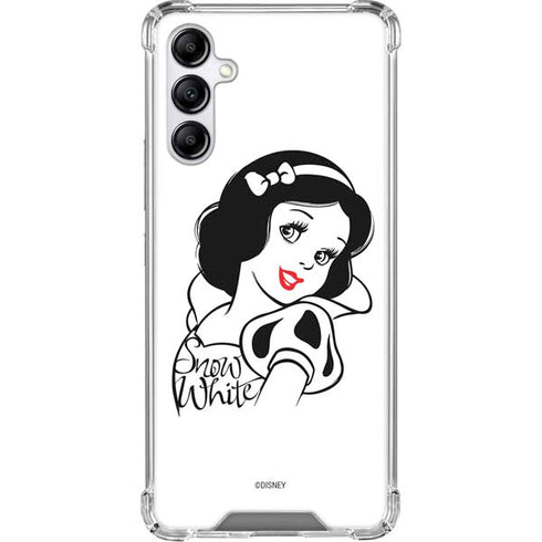Disney Snow White Black and White Art Galaxy A15 5G Clear Case