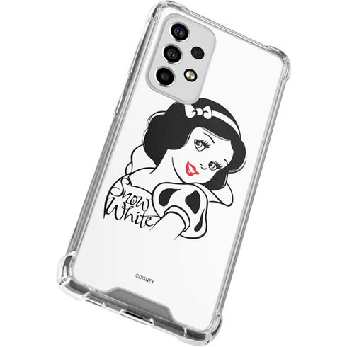 Disney Snow White Black and White Art Galaxy A53 5G Clear Case