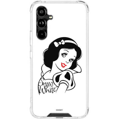 Disney Snow White Black and White Art Galaxy A54 5G Clear Case