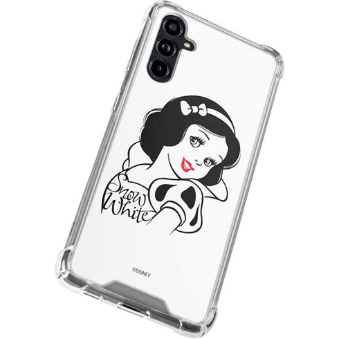 Disney Snow White Black and White Art Galaxy A54 5G Clear Case