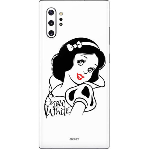 Disney Snow White Black and White Art Galaxy Note 10 Plus Skin