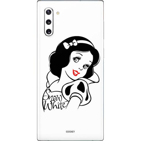 Disney Snow White Black and White Art Galaxy Note 10 Skin