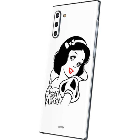 Disney Snow White Black and White Art Galaxy Note 10 Skin