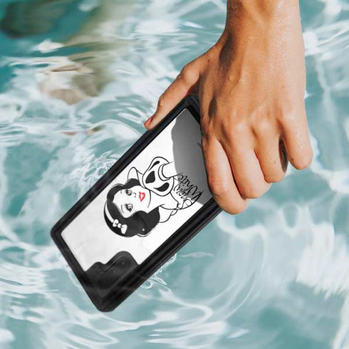 Disney Snow White Black and White Art Galaxy Note 10 Waterproof Case