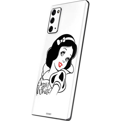 Disney Snow White Black and White Art Galaxy Note20 5G Skin