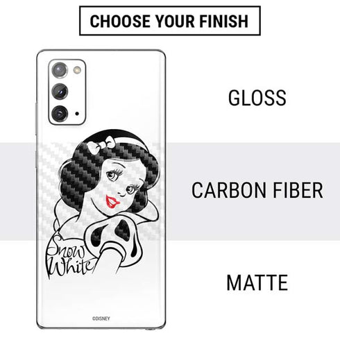 Disney Snow White Black and White Art Galaxy Note20 5G Skin
