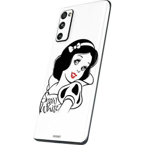 Disney Snow White Black and White Art Galaxy S20 Fan Edition Skin