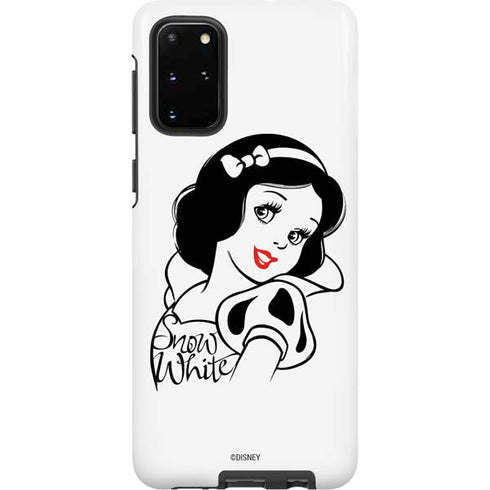 Disney Snow White Black and White Art Galaxy S20 Plus Pro Case