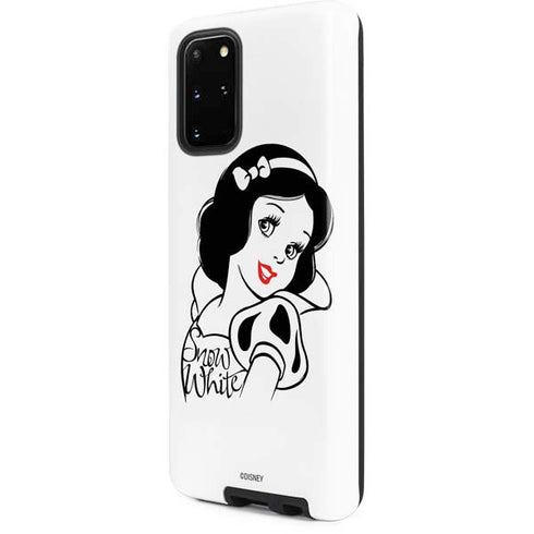Disney Snow White Black and White Art Galaxy S20 Plus Pro Case